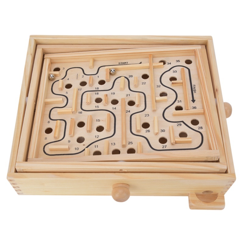 Adult Kid Wooden Educational M - Board Game Education recension och pris