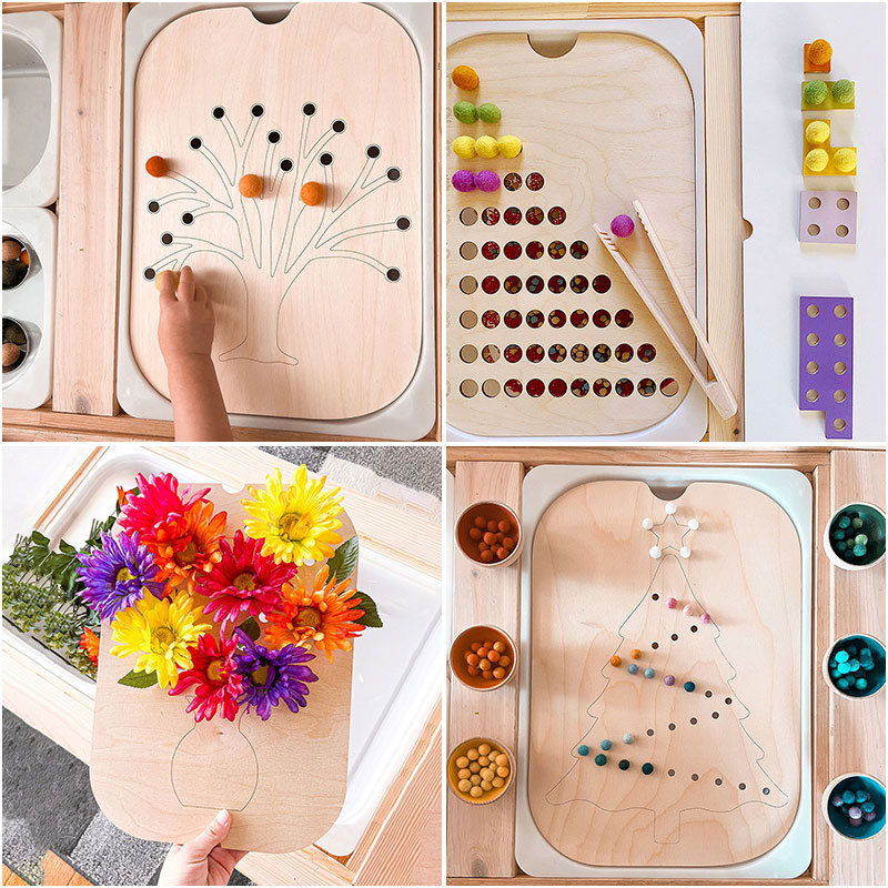 Children Montessori Games Fine - Board Game Nature recension och pris